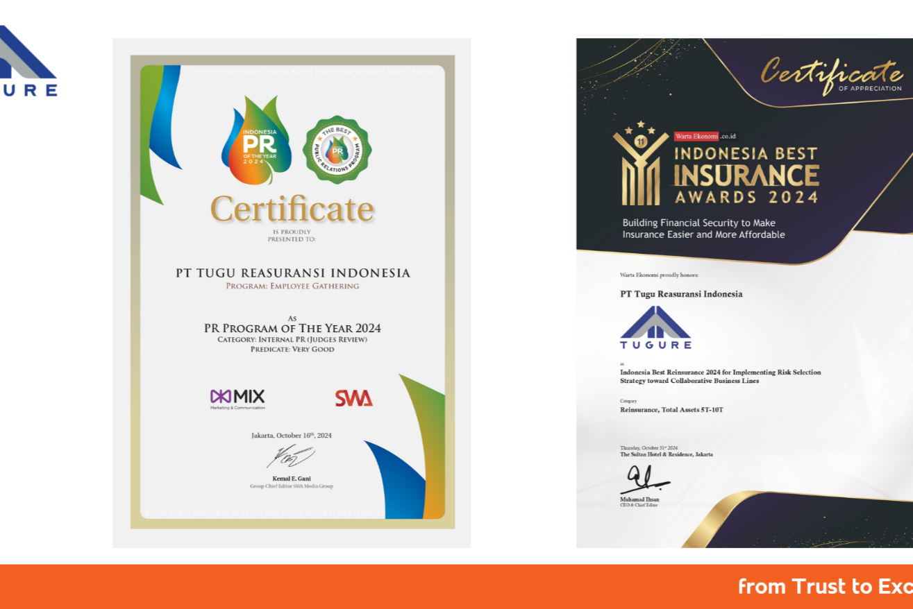 Tugure Wins Two Prestigious Awards in October